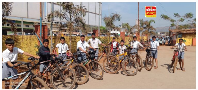 सावर्डे विद्यालयात नो व्हेकल उपक्रम