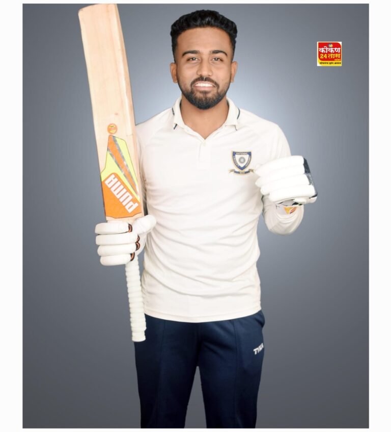 रत्नागिरीचा अविराज गावडे इंग्लंडमधील कौंटी क्रिकेट लीगमध्ये खेळणार–