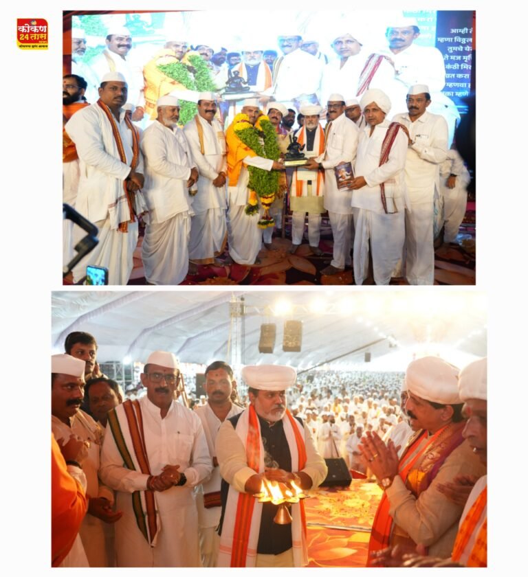 पुणे जिल्ह्यातील श्री.क्षेत्र ओतूर येथे जगद्गुरु संत श्री.तुकाराम महाराज यांच्या ३७५ व्या वैकुंठगमन सोहळ्याच्या कार्यक्रमास राज्याचे उद्योग व मराठी भाषा मंत्री ना. उदय सामंत उपस्थित होते.