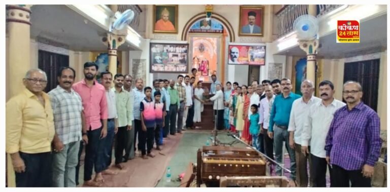शिवरात्रीनिमित्त पतितपावन मंदिरात भागोजीशेठ कीर यांच्या वंशजानी भजनी बुवांचे केले स्वागत :