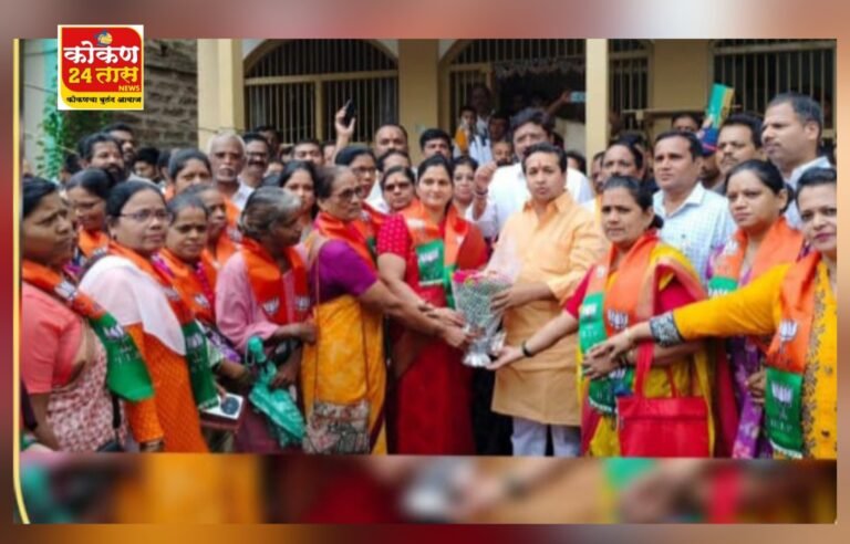 रत्नागिरी नाचणे जिल्हा परिषद गटातील शेकडो उबाठा पक्षाच्या शिवसैनिकांनी भाजपा नेते व मंत्री नितेश राणे यांच्या उपस्थितीत भाजप मध्ये केला जाहीर प्रवेश–