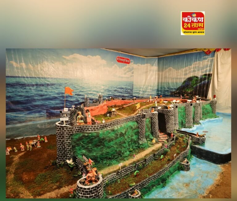 मराठा आरमाराची शान! छत्रपती नगर येथे ३० फूट लांब ‘विजयदुर्ग’ साकारला