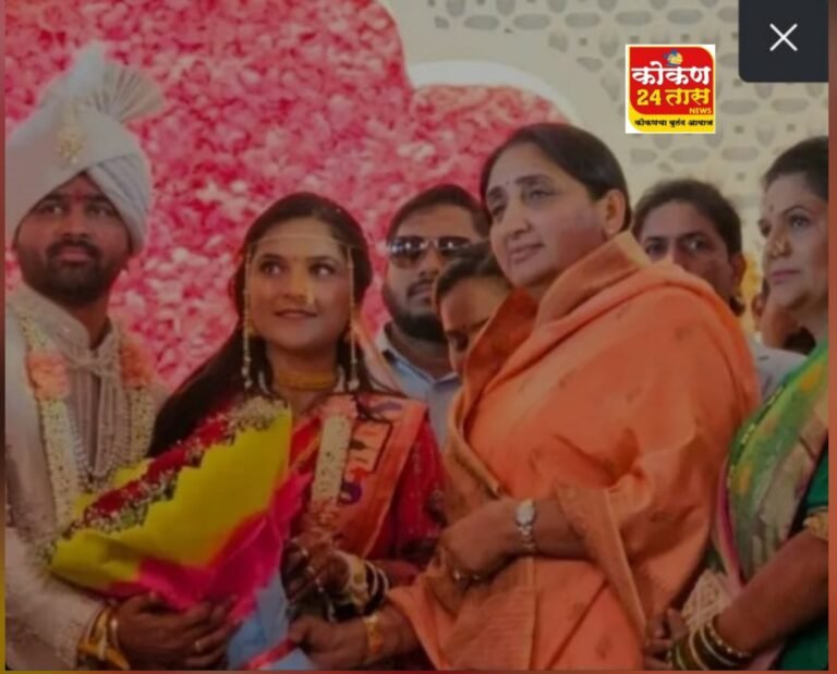 महाराष्ट्र राज्याच्या उपमुख्यमंत्री सुनेत्रा अजित पवार या आमदार शेखर निकम यांच्या मुलीच्या लग्नासाठी चिपळूण तालुक्यातील सावर्डे येथे आल्या  त्यांनी अतिशय साधेपणाने आपल्या सर्व कार्यकर्त्यांची आस्थेने चौकशी केली आणि नमस्कार करत लग्न मंडप गाठले..